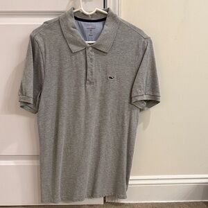 Vineyard Vines Light Gray Polo Shirt